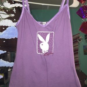 authentic vintage purple playboy intimates set